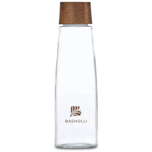 Serendipio Windermere Glass Water Bottle Branded